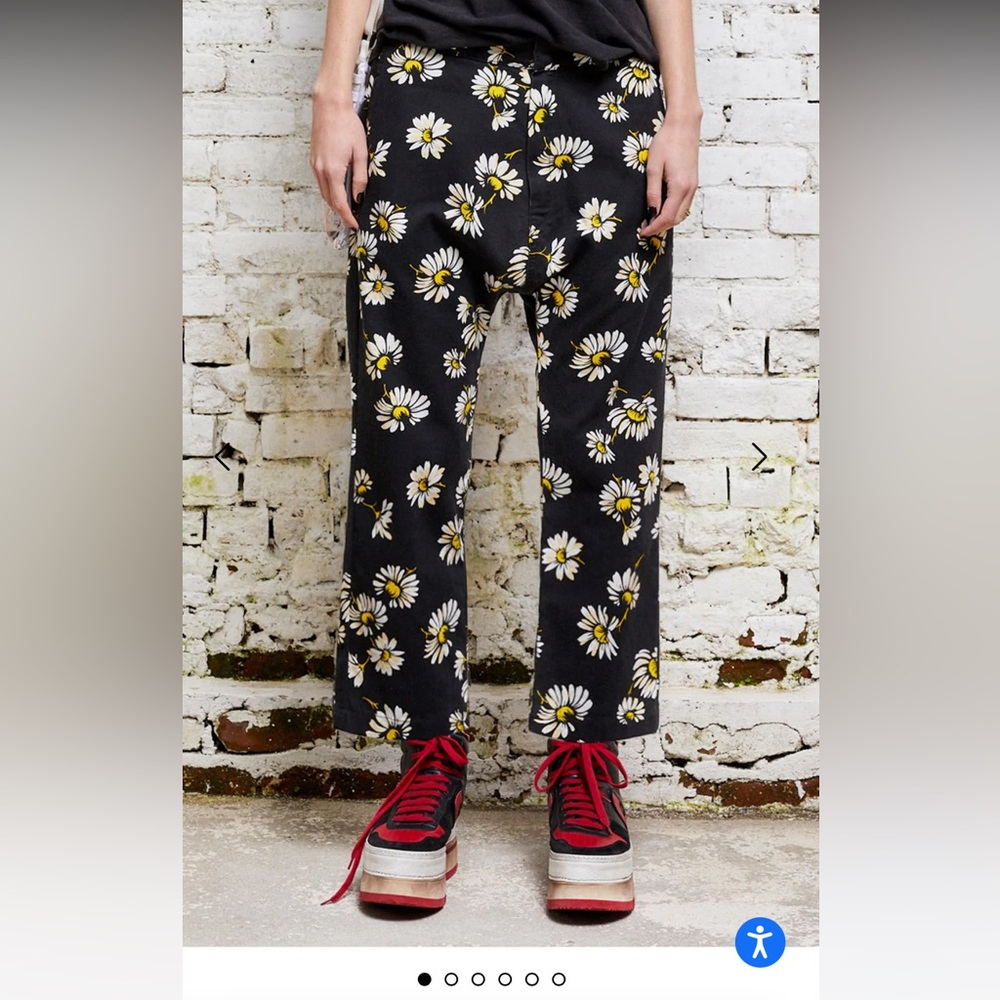 R13 workwear drop daisy pants